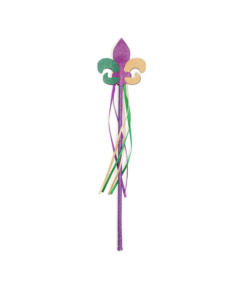 Child Girl Mardi Gras Wand