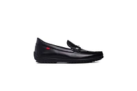 Marc Joseph New York Elliot Road Hands-Free Slip On Technology Leather Buckle Loafers