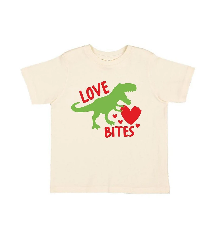 Sweet Wink Toddler Boys Love Bites Valentine's Day Short Sleeve T-Shirt