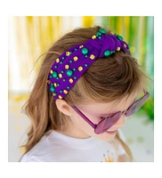 Child Girl's Mardi Gras Gemstone Headband