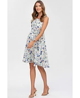 Pietro Brunelli Maternity Sleeveless Chiffon Tamigi Dress