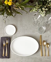 Fortessa Lucca Faceted Brushed Gold 20pc Flatware Set