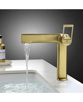 Single Hole Modern Bathroom Faucet Sink