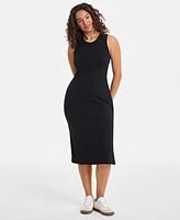 On 34th Women's Ribbed Knit Midi Dress, Exclusively at Macy's