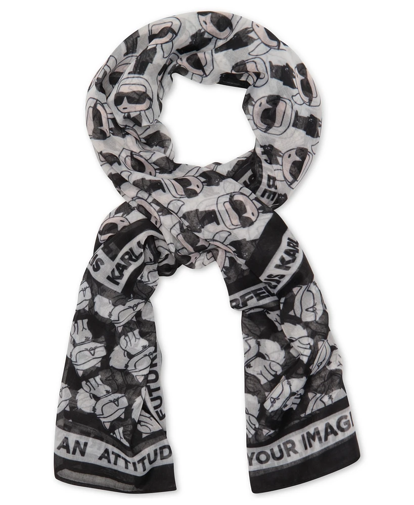 Karl Lagerfeld Paris Choupette Karl Square Wrap