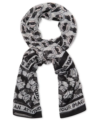 Karl Lagerfeld Paris Choupette Karl Square Wrap