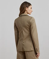 Lauren Ralph Women's Cotton Twill Blazer