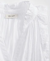 On 34th Women's Ruffled V-Neck Sleeveless Top, Exclusively at Macy's
