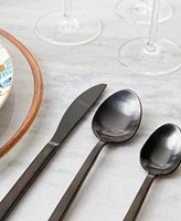 Fortessa Arezzo Brushed Black 5pc Place Setting