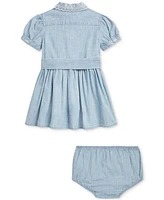 Polo Ralph Lauren Baby Belted Chambray Shirtdress