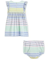 Polo Ralph Lauren Baby Ruffled Striped Shirtdress