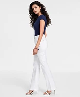 Guess Women's Cargo-Pocket Bootcut Pants