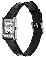Emporio Armani Women's Black Leather Strap Watch 20mm
