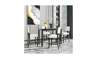 5-Piece Counter Height Dining Set for Stylish and Comfortable Dining Experience