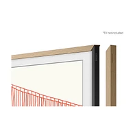 50" The Frame Customizable Bezel In Modern Teak