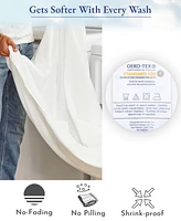 Luxury Flat Sheet Only - 400 Thread Count 100% Cotton Sateen, Soft