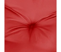 Garden Bench Cushion Red 43.3"x19.7"x2.8" Oxford Fabric