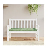 vidaXL Garden Bench Cushion Leaf Pattern 47.2"x19.7"x2.8" Fabric