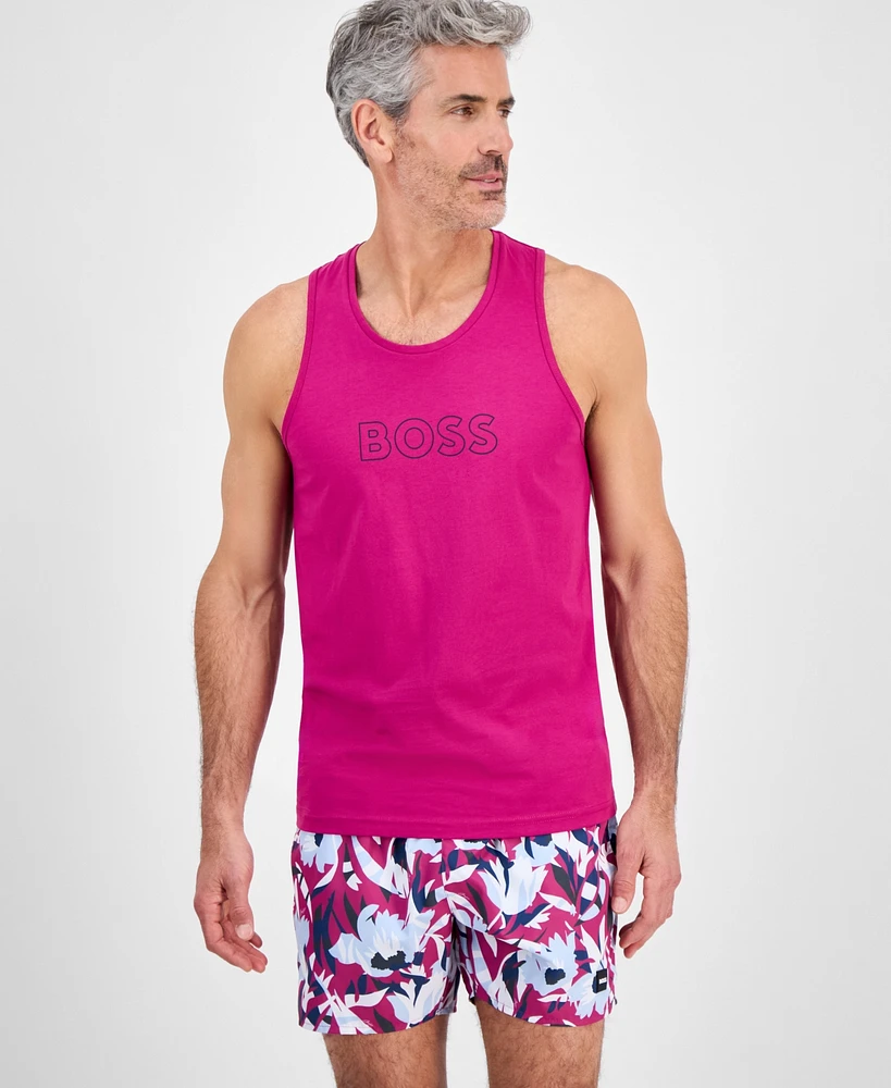Boss by Hugo Men's Beach Logo Tank Top