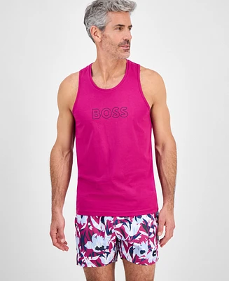 Boss by Hugo Men's Beach Logo Tank Top