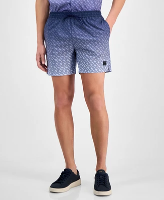 Hugo by Boss Men's Logo-Pattern Shorts