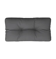 vidaXL Pallet Cushion Anthracite 31.5"x15.7"x4.7" Fabric