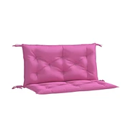 Garden Bench Cushions 2pcs Pink 39.4"x19.7"x2.8" Fabric