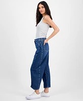Boss Orange Women's High-Rise Balloon Ankle Jeans
