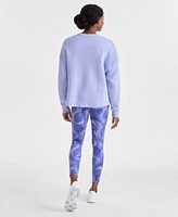 Id Ideology Womens Long Sleeve Crewneck Top Printed 7 8 Leggings Exclusively At Macys