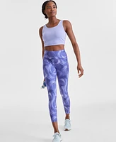 Id Ideology Women's Printed Compression Leggings, Exclusively at Macy's