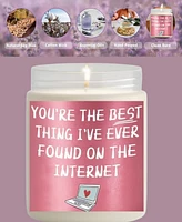 Lovery "You're The Best" Vanilla Scented Soy Wax Candle, 10 oz.