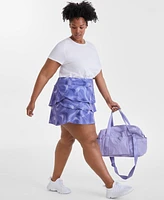 Id Ideology Plus Flounce Performance Skort, Exclusively at Macy's