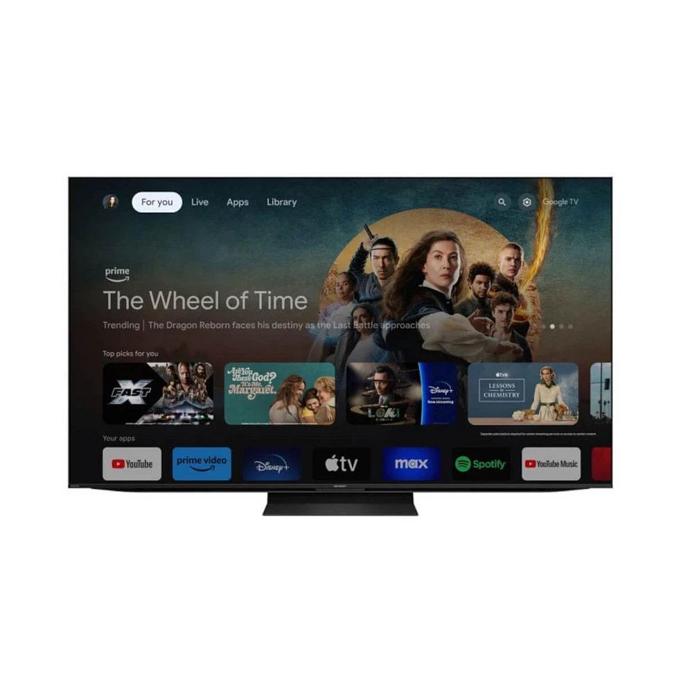 Sharp 75" Aquos Xled Series Mini Led 4k Uhd Google Tv - 4TC75FV1U