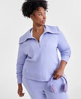 Ideology Plus Size Quarter Zip Sweatshirt Joggers Exclusively At Macys