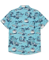 Quiksilver Big Boys Apero Classic Short-Sleeve Cotton Shirt