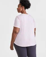 Id Ideology Plus Solid Essentials Active Tee, Created for Macy's