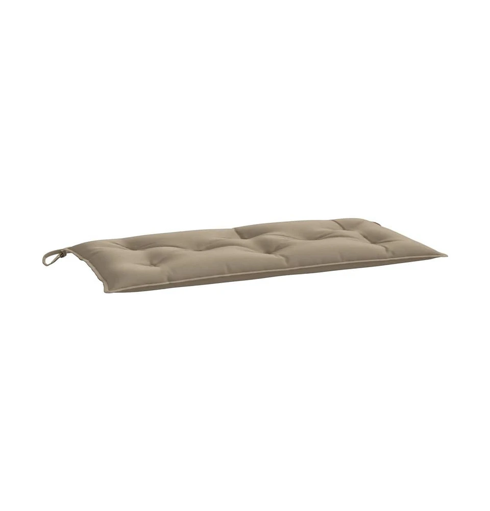 vidaXL Garden Bench Cushion Taupe 43.3"x19.7"x2.8" Oxford Fabric