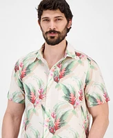 Tommy Bahama Men's Coast Paradise Blooms IslandZone Moisture-Wicking Floral Button-Down Shirt