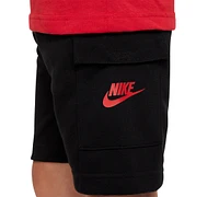 Nike Little Boys T-shirt and Cargo Shorts Set