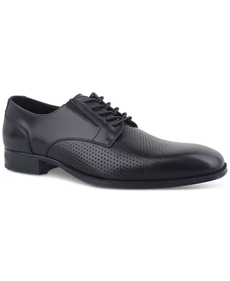 Alfani Men's Flynne Alfa-Tech Perforated Leather Dress Shoes, Exclusively at Macy's