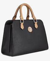 Giani Bernini Saffiano Structured Satchel Crossbody, Exclusively at Macy's
