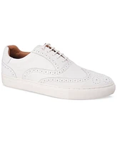 Bar Iii Men's Baronn Leather Lace-Up Wingtip Sneakers, Exclusively at Macy's