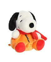 Aurora Mini Palm Pals Astronaut Snoopy Peanuts Adorable Plush Toy Orange 5