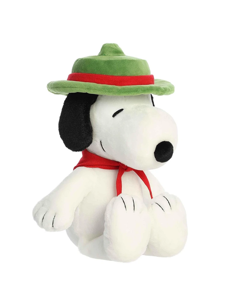 Aurora Large Beagle Scout Snoopy Peanuts Adorable Plush Toy White 13.5