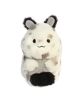 Aurora Mini Serendipity Sea Bunny Rolly Pet Playful Plush Toy White 5"