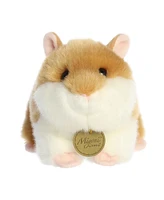 Aurora Small Hamster Miyoni Realistic Plush Toy Brown 7"