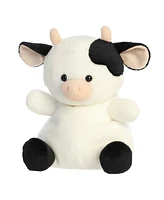 Aurora Medium Party Sized Sweetie Cow Palm Pals Adorable Plush Toy White 12"