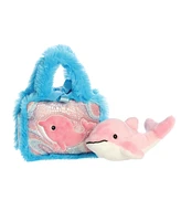 Aurora Small Aquarium Collection Fancy Pals Fashionable Plush Toy Dolphin 7"