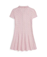 Polo Ralph Lauren Big Girls Cable-Knit Cotton Sweater Dress