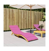 vidaXL Sun Lounger Cushion Pink Oxford Fabric